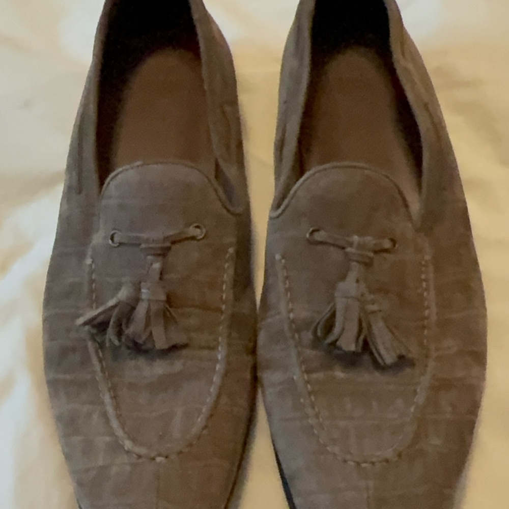 Hugo Boss Brown Tassel Loafers for Men
